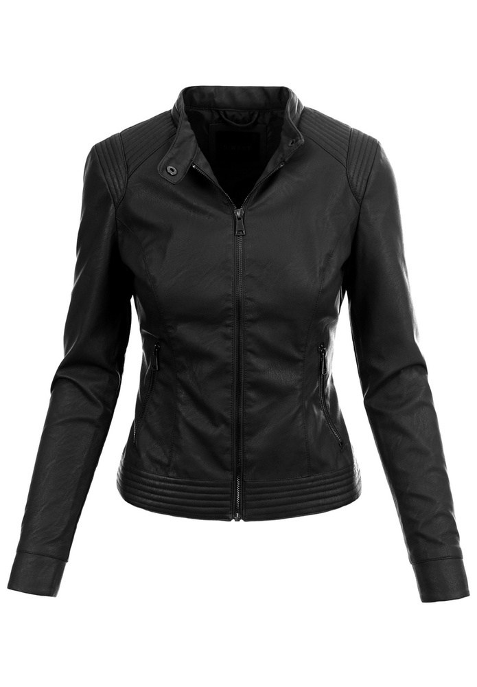 Damska Kurtka Ramoneska Czarna