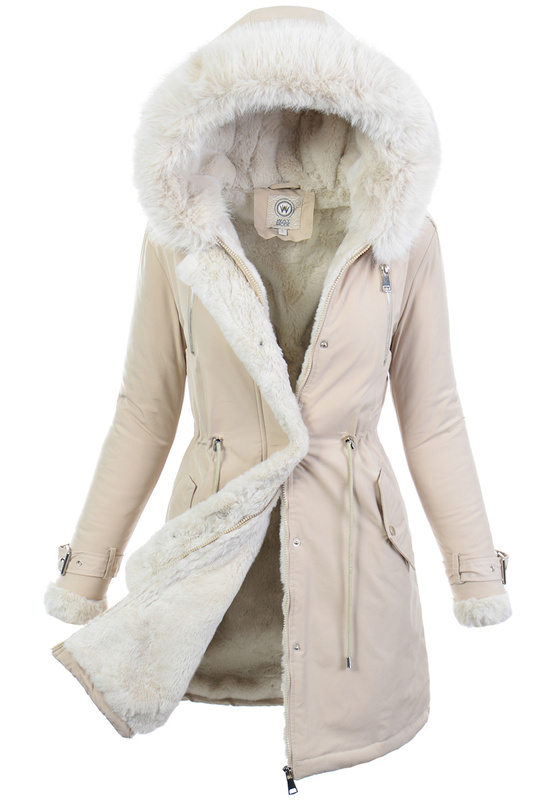 Parka Zimowa Beżowa