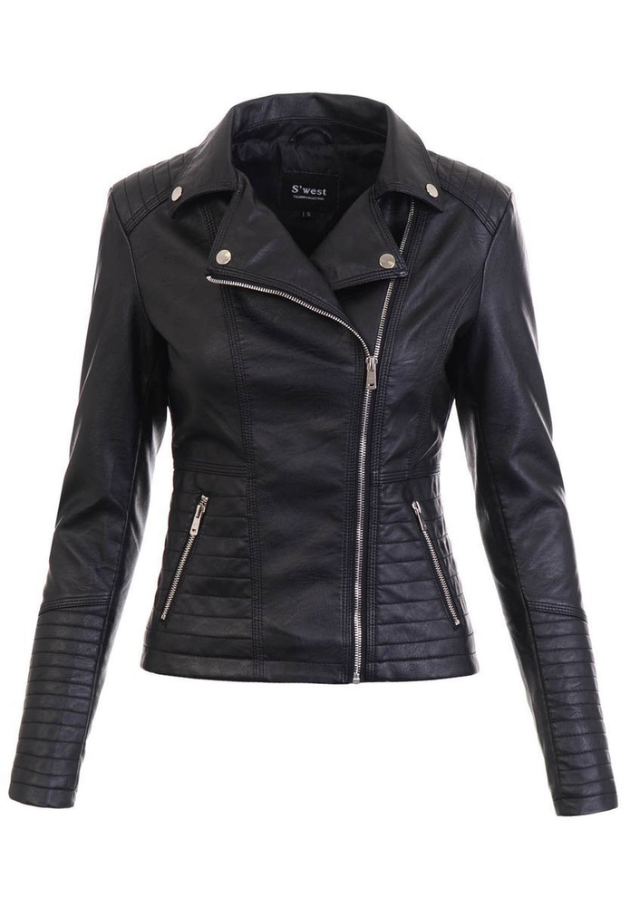 Damska Kurtka Ramoneska Czarna