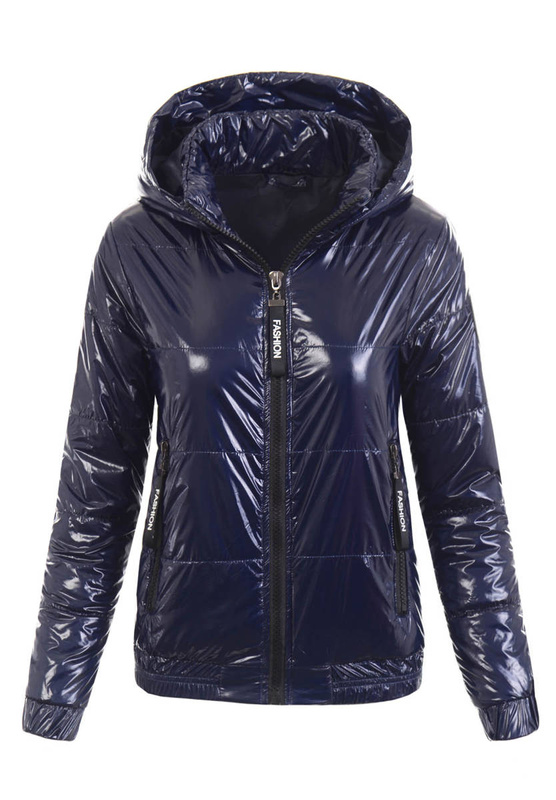 Damska Wiosenna Ortalion Kurtka Czarna