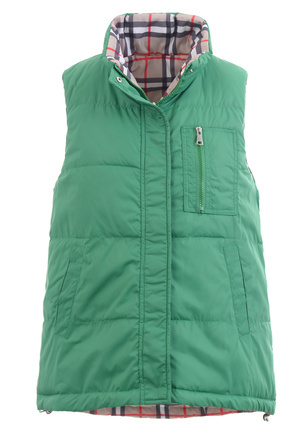 Damska Kamizelka Bezrękawnik Zielona