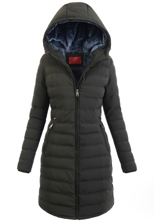 Damska Zimowa Kurtka Khaki