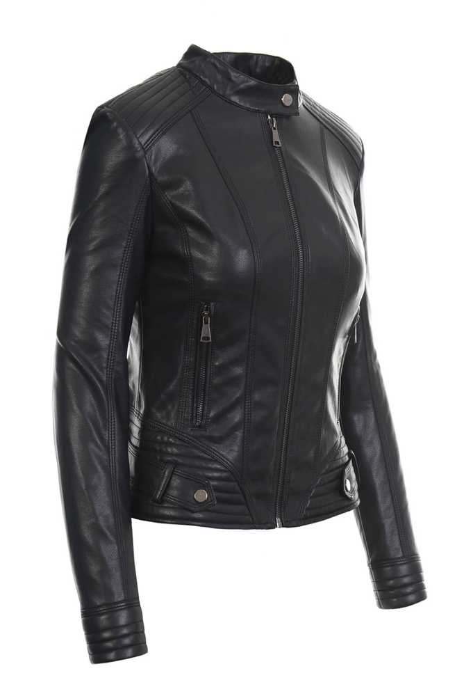 Damska Kurtka Ramoneska Czarna