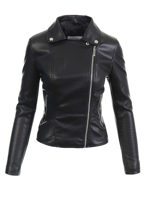 Damska Kurtka Ramoneska Czarna