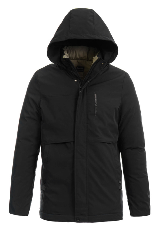 Męska Zimowa Kurtka Czarna