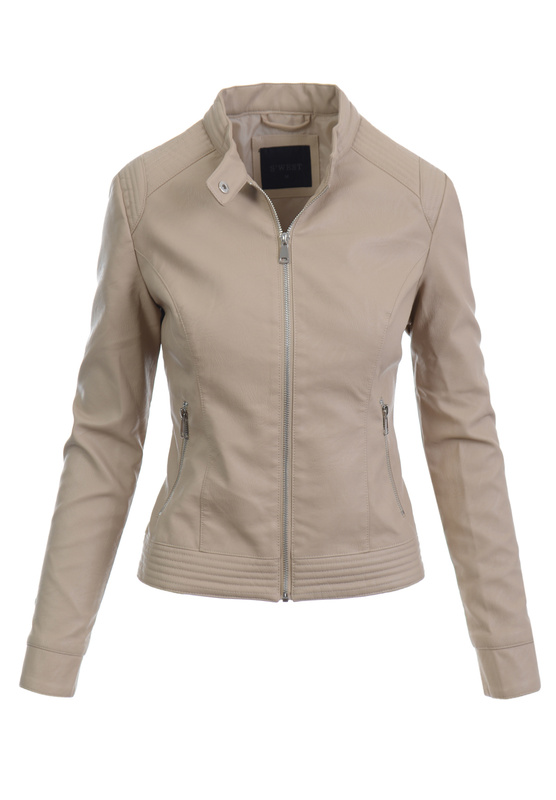 Damska Kurtka Ramoneska Granatowa