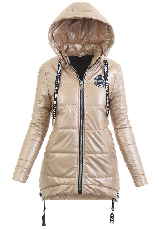 Kurtka Parka Wiosenna Beżowa