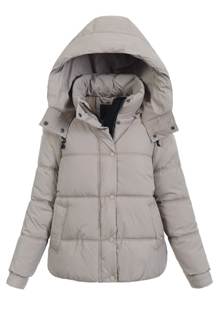Damska Kurtka Zimowa Beżowa