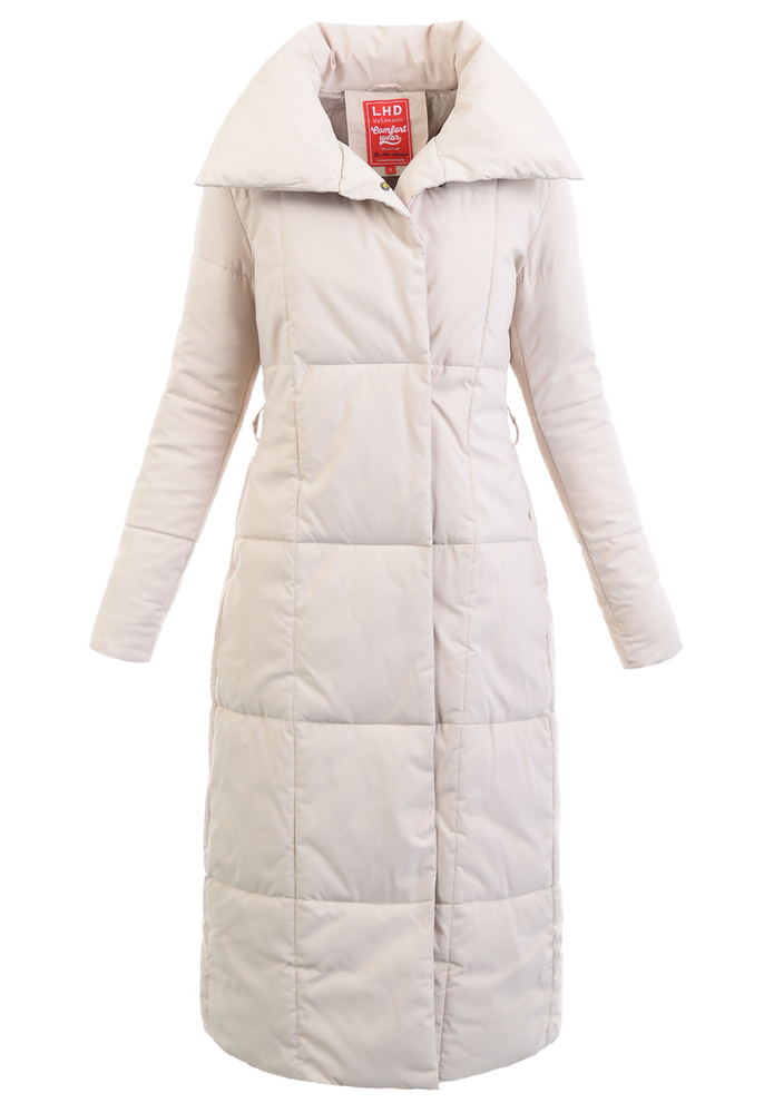 Damska Zimowa Ortalionowa Kurtka Kremowa