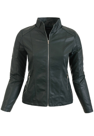 Damska Kurtka Ramoneska Zielona