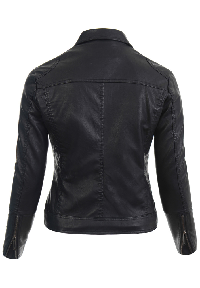 Damska Kurtka Ramoneska Czarna