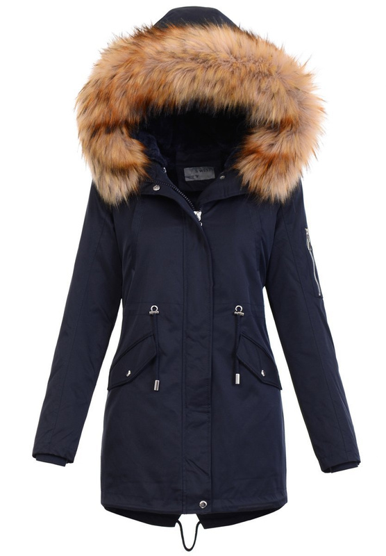 Parka Zimowa 2w1 Sylwia Granatowa