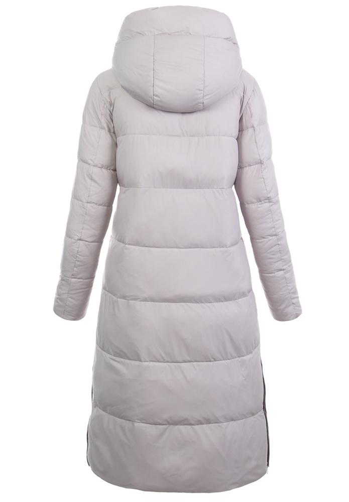 Damska Zimowa Ortalionowa Kurtka Beżowa