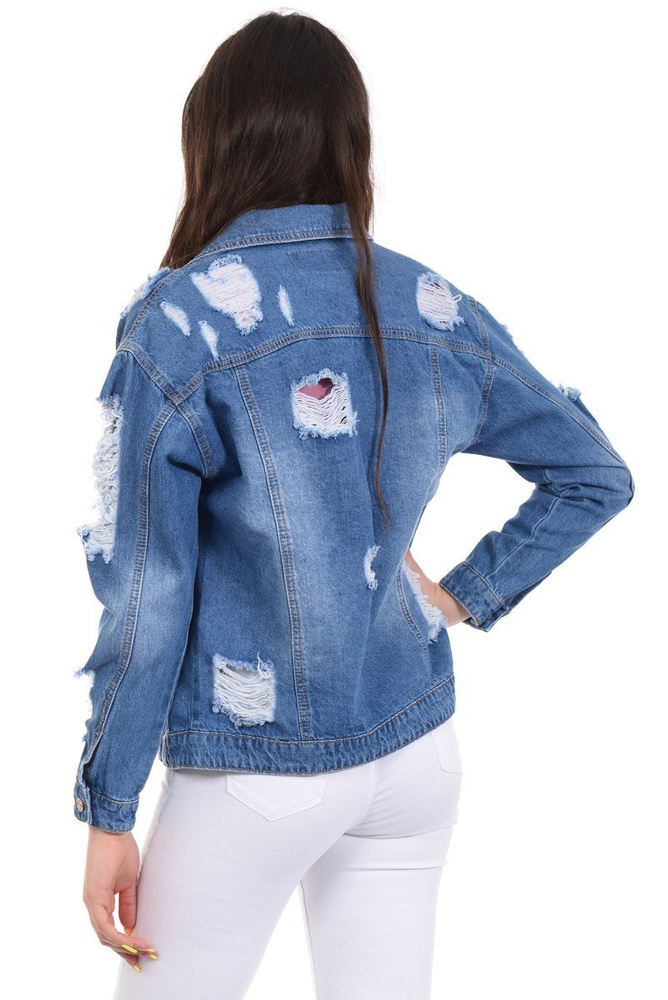 Damska Kurtka Jeansowa Wiosenna