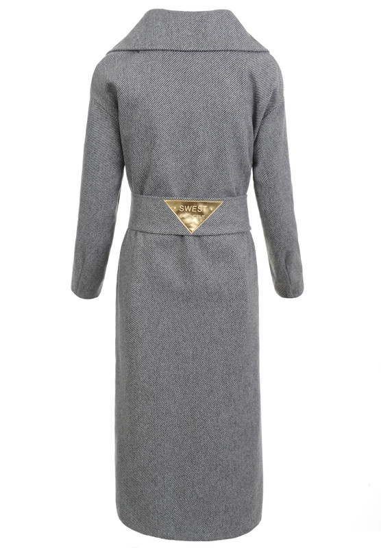 Damski Płaszcz Przejściowy Czarny