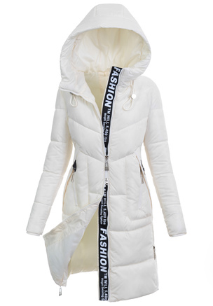 Damska Kurtka Zimowa Waniliowa