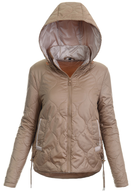 Kurtka Parka Wiosenna Cappuccino