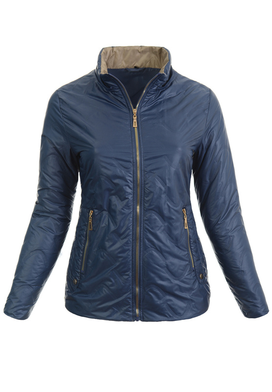 Kurtka Parka Wiosenna Niebieska