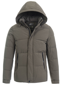 Męska Zimowa Kurtka Khaki