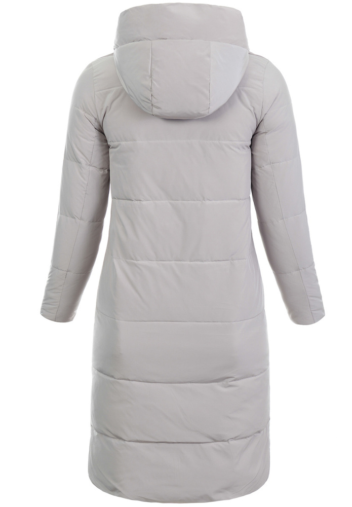 Damska Zimowa Ortalionowa Kurtka Beżowa