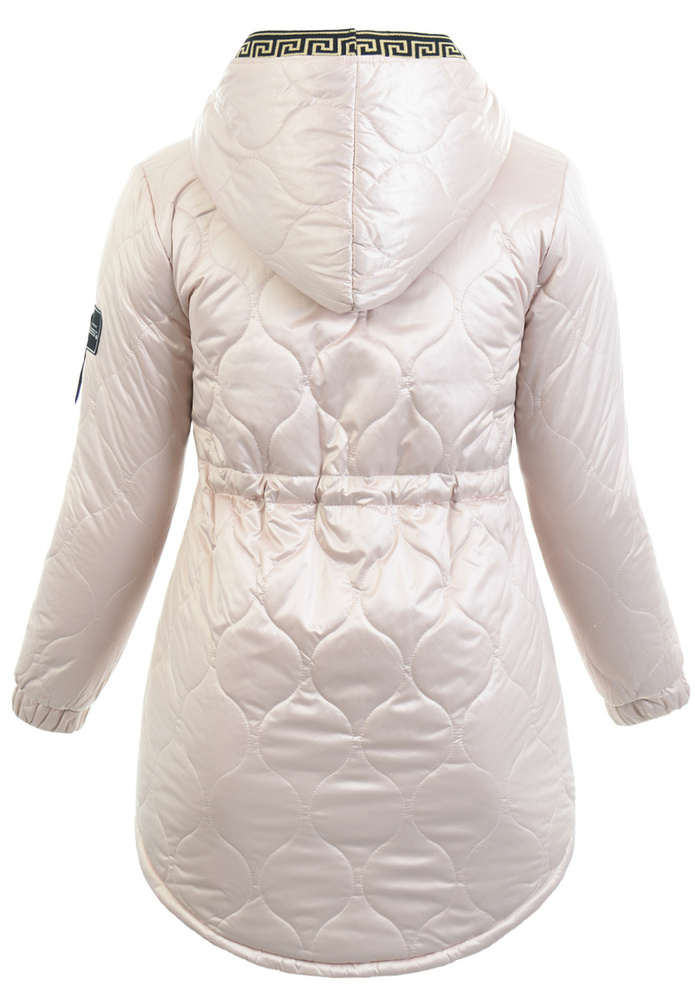 Damska Przejściowa Ortalionowa Kurtka Beżowa