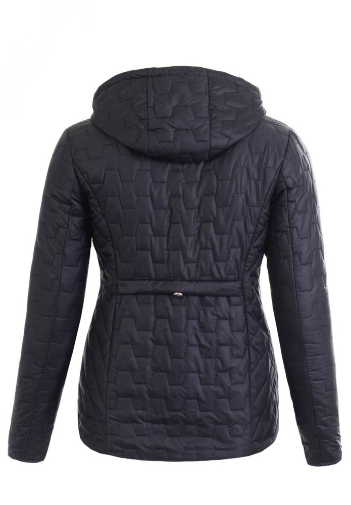 Damska Wiosenna Ortalion Kurtka Czarna