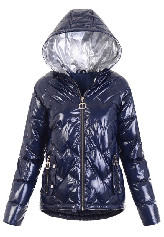 Damska Wiosenna Ortalion Kurtka Czarna