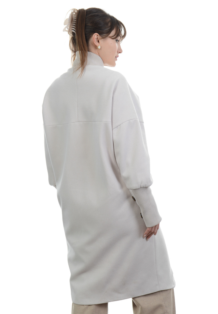 Damski Płaszcz Przejściowy Beżowy