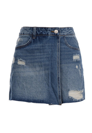 Damskie Krótkie Spodenki Jeansowe Niebieskie