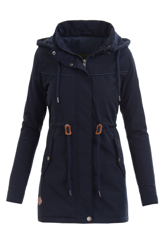 Kurtka Parka Wiosenna Granat