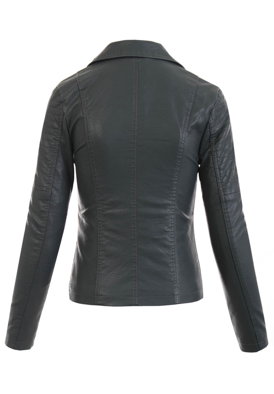 Damska Kurtka Ramoneska Zielona