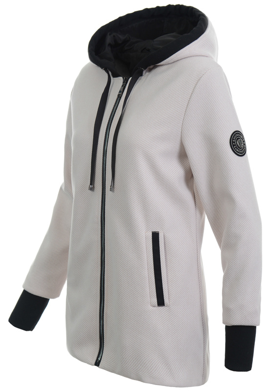 Damski Płaszcz Przejściowy Beżowy