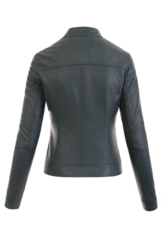 Damska Kurtka Ramoneska Zielona