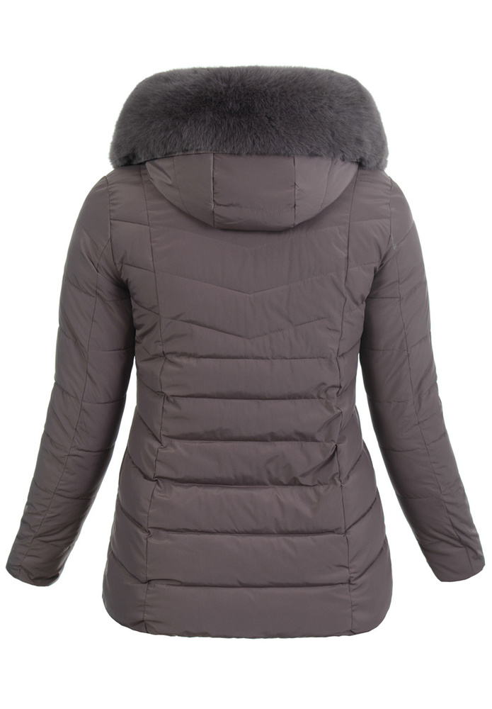 Damska Kurtka Zimowa Fioletowa