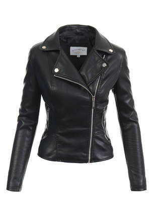 Damska Kurtka Ramoneska Czarna