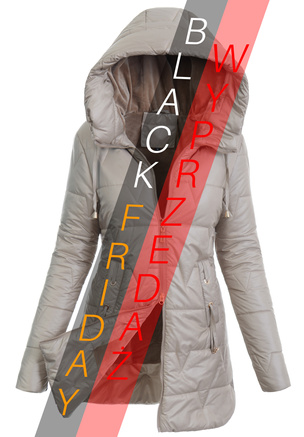 Damska Kurtka Zimowa Brązowa