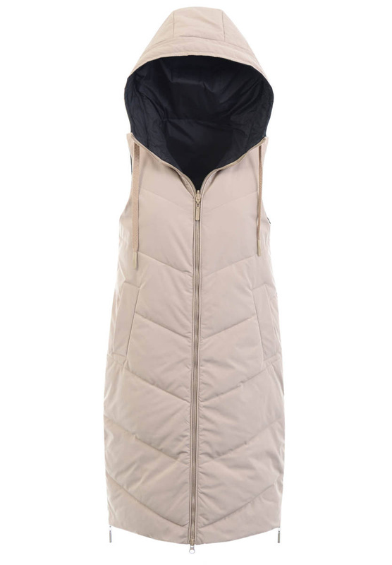 Damska Kamizelka Bezrękawnik Granat