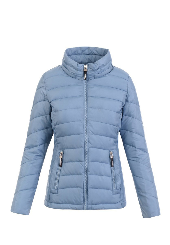 Damska Wiosenno-Jesienna Kurtka Niebieska