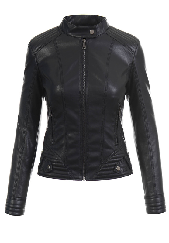 Damska Kurtka Ramoneska Czarna