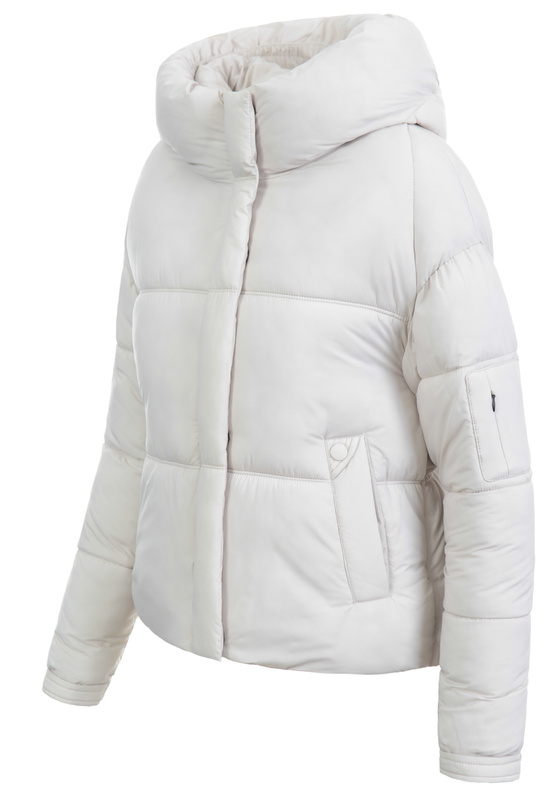 Damska Kurtka Zimowa Ecru