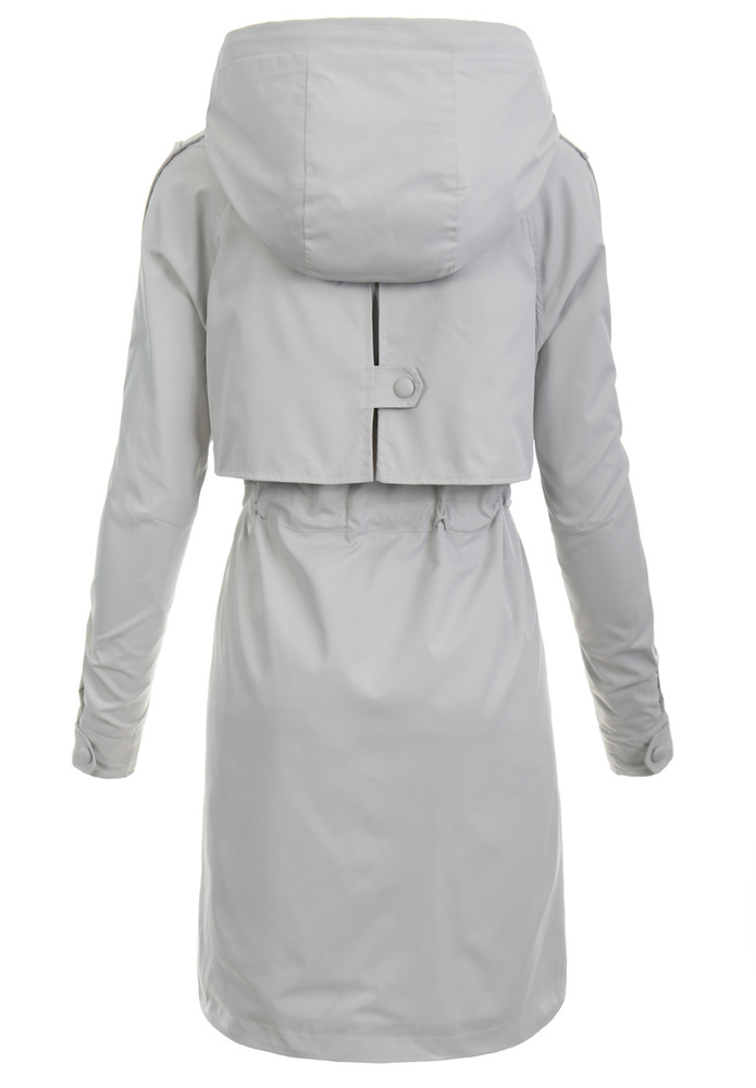 Kurtka Parka Wiosenna Szara