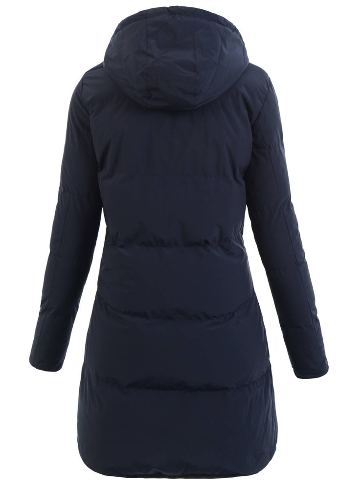 Damska Zimowa Ortalionowa Kurtka Granatowa