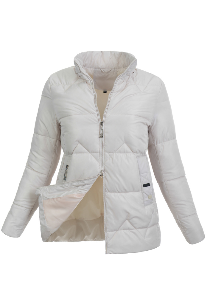 Damska Kurtka Zimowa Ecru