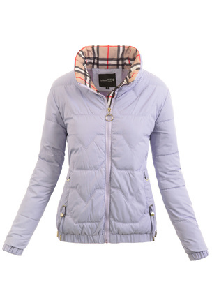 Kurtka Parka Wiosenna Fioletowa