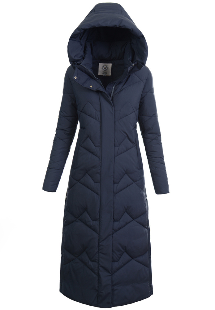 Damska Kurtka Zimowa Granatowa