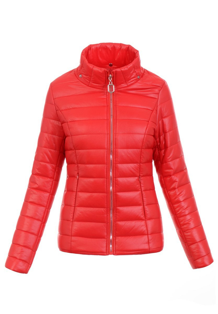 Damska Zimowa Kurtka Czerwona