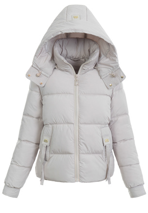 Damska Kurtka Zimowa Beżowa