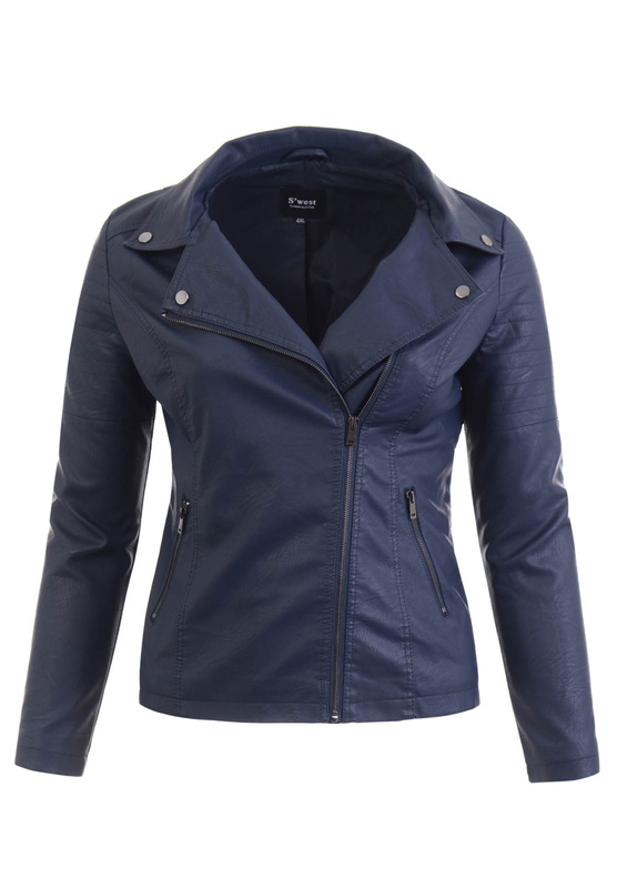 Damska Kurtka Ramoneska Czarna