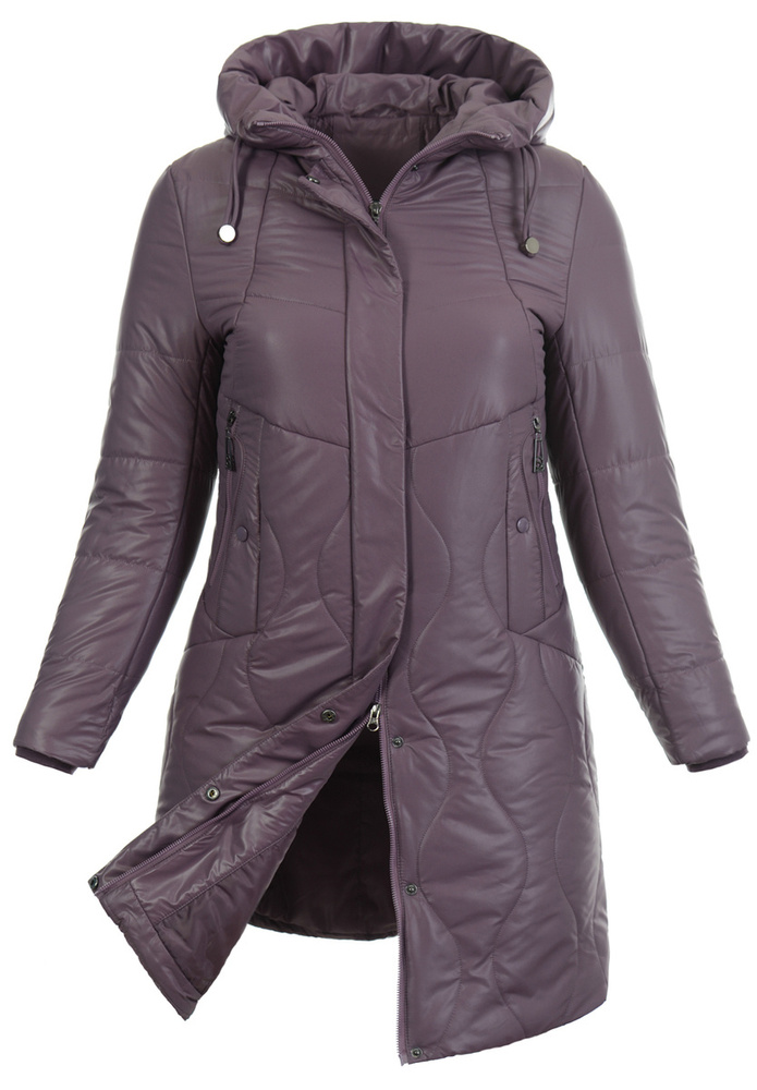 Damska Kurtka Zimowa Fioletowa