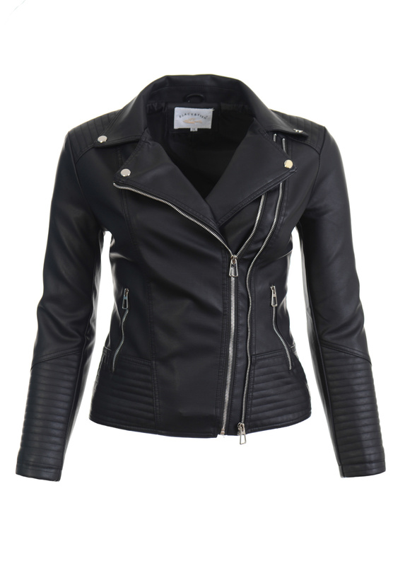 Damska Kurtka Ramoneska Czarna